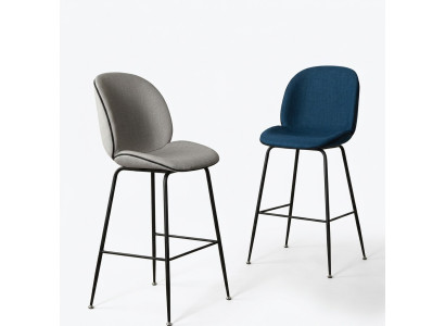 Salle à manger Chaise de salle à manger moderne Chaise rembourrée Mobilier design Gris neuf