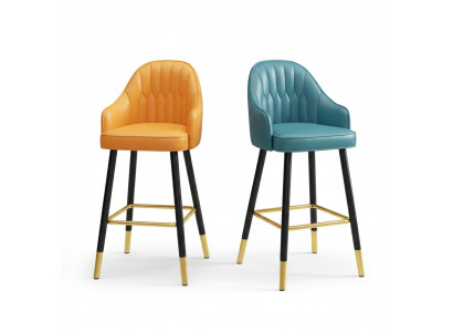 Tabouret de bar Chaise de bar Design en tissu Chaises de bar Tabouret de bar Chaises de salle à manger