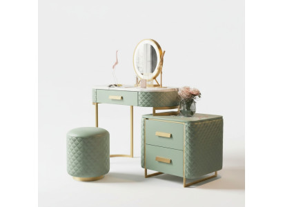 Table de maquillage Design Tables Cosmétiques Coiffeuse Miroir Console Chambre