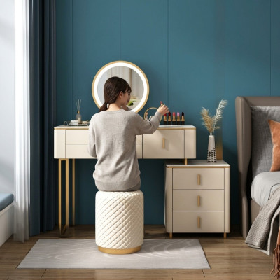 Conception de tables consoles de luxe Tables en bois Design Coiffeuse moderne