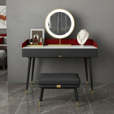 Coiffeuse murale miroir coiffeur consoles tables chambre nouveau