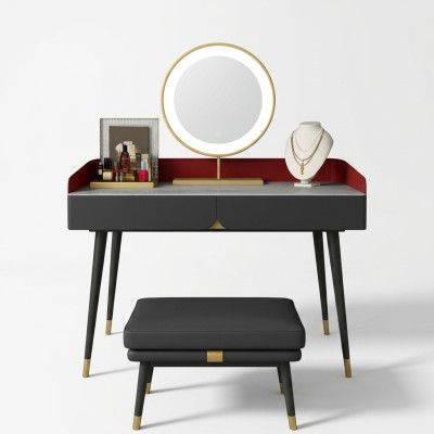 Coiffeuse murale miroir coiffeur consoles tables chambre nouveau
