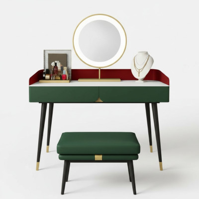 Coiffeuse miroir Console Chambre Bois Table Luxe neuf