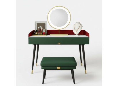 Coiffeuse miroir Console Chambre Bois Table Luxe neuf