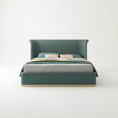 Designer Lit Chambre Lits Ameublement Hôtel Luxe Rembourrage nouveau