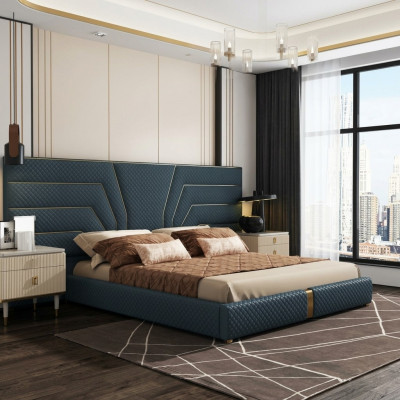 Chambre de luxe Lit Lits Doubles Design Mobilier Cadre de lit Hôtel