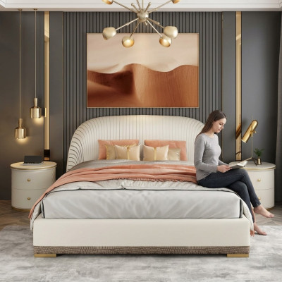 Lit double de luxe Lits Chambre Mobilier de chambre Design Hôtel Ameublement