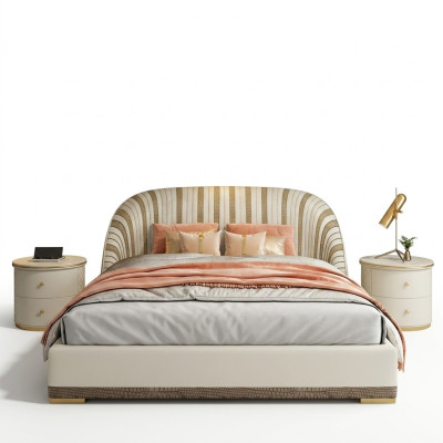 Lit double de luxe Lits Chambre Mobilier de chambre Design Hôtel Ameublement
