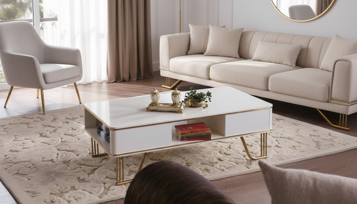 Table basse Table de salon Table basse de luxe Tables d'appoint Table basse de canapé Table neuve