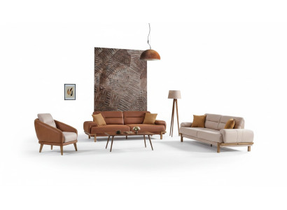 Ensemble de canapé 3+3+1 places Mobilier Ensemble de luxe Ensemble de canapé Ensemble moderne 3 pièces