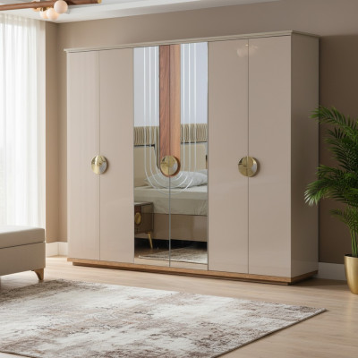 Armoire Chambre Armoire en bois Mobilier neuf Armoires Placard d'angle neuf