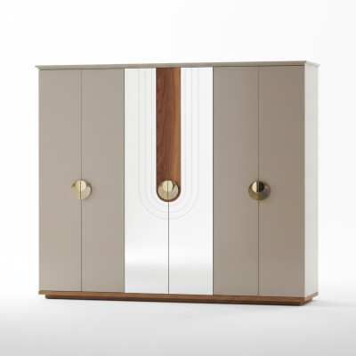 Armoire Chambre Armoire en bois Mobilier neuf Armoires Placard d'angle neuf