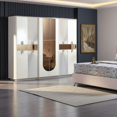 Armoire Armoire Mobilier de chambre luxueux Armoires en bois