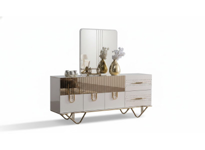 Buffet Armoire Mobilier laqué en bois de luxe Commode Buffet