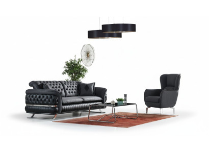 Ensemble de canapé 3+1 Fauteuil Suite Chesterfield Fauteuil Relax Mobilier neuf