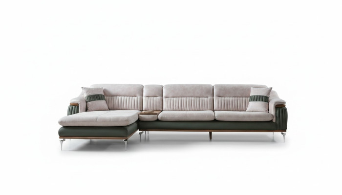 Paysage vivant Canapé d'angle Canapé en L-forme Siège Rembourrage de canapé Canapé Mobilier de luxe Canapés modernes