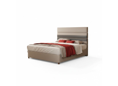 Lit de design moderne 180x200 en similicuir Lits doubles Chambre double Hôtel