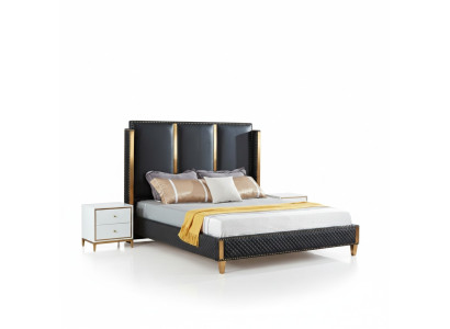 Design de literie de luxe pour lit double d'hôtel Mariage Chambre pour dormir 180x200cm