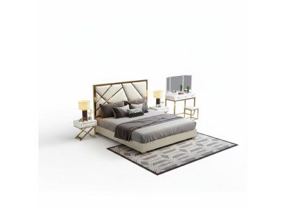 Conception de rembourrage de lit de luxe pour des lits doubles d'hôtel pour chambre de sommeil 180x200cm.