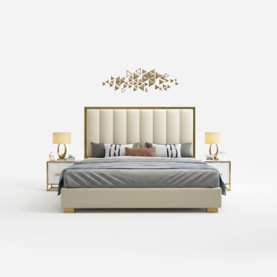 Conception de literie de luxe pour lits doubles d'hôtel 180x200cm.