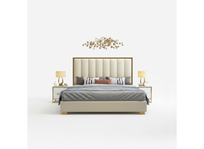 Conception de literie de luxe pour lits doubles d'hôtel 180x200cm.