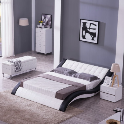 Lit Lit rembourré Chambre double moderne Lits matrimoniaux