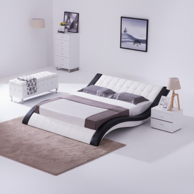 Lit Lit rembourré Chambre double moderne Lits matrimoniaux