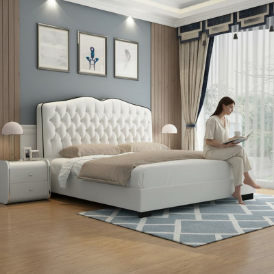 Lit Chesterfield Lit rembourré Lit double Lits Lit de designer Lit de luxe nouveau