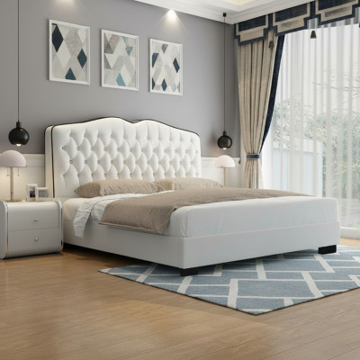 Lit Chesterfield Lit rembourré Lit double Lits Lit de designer Lit de luxe nouveau