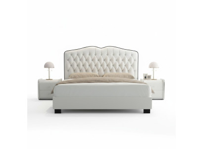 Lit Chesterfield Lit rembourré Lit double Lits Lit de designer Lit de luxe nouveau