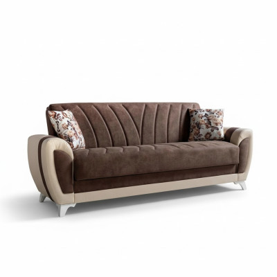 Salon luxueux canapé 3 places Canapé relaxant Moderne 225cm Canapé de luxe nouveau
