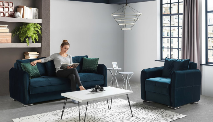 Ensemble de canapé 3+1 places Fauteuil Ensemble de fauteuils relax modernes Meubles de luxe