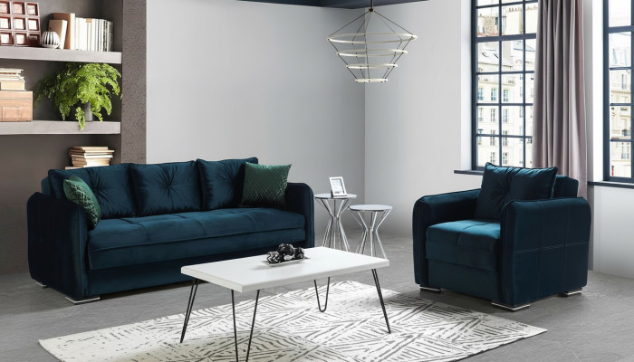 Ensemble de canapé 3+1 places Fauteuil Ensemble de fauteuils relax modernes Meubles de luxe