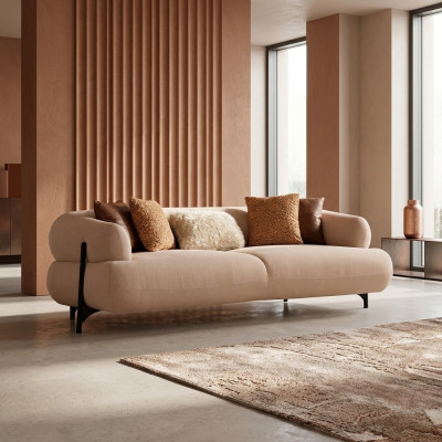 Canapé 3 places Canapé design Canapés Rembourrage Cuir Sièges Relax Mobilier Moderne Relax Nouveau