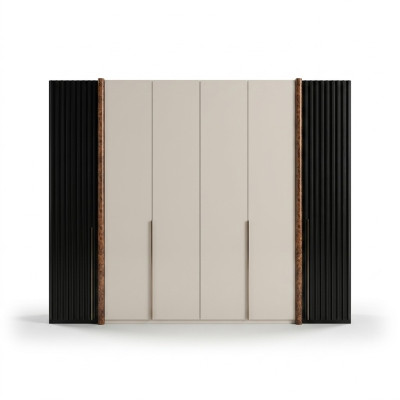 Armoires à vêtements Conception de garde-robe Bois Chambre à coucher Mobilier moderne