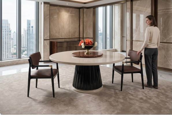 Ensemble de salle à manger Table à manger moderne + 4x chaises Table Bois chaise rembourrée 5 pièces. nouveau