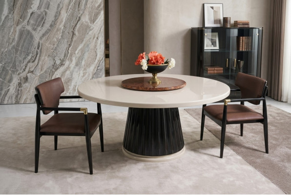 Ensemble de salle à manger Table à manger moderne + 4x chaises Table Bois chaise rembourrée 5 pièces. nouveau
