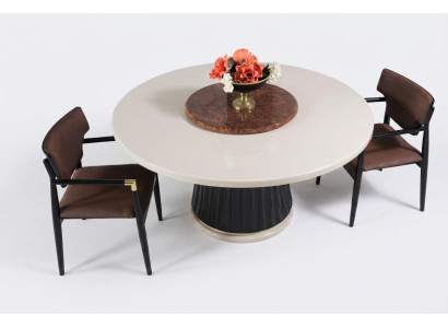 Ensemble de salle à manger Table à manger moderne + 4x chaises Table Bois chaise rembourrée 5 pièces. nouveau