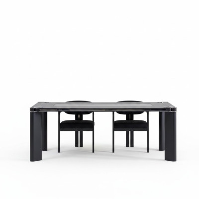 Salle à manger Ensemble 6x chaises Table à manger Salle à manger Designer Chaise en bois Suite nouvelle