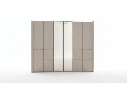 Armoire Armoire Mobilier de Chambre de Luxe Meubles Bois Taupe