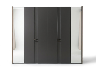 Armoire moderne Armoire de luxe Armoires en bois Verre Taupe Chambre