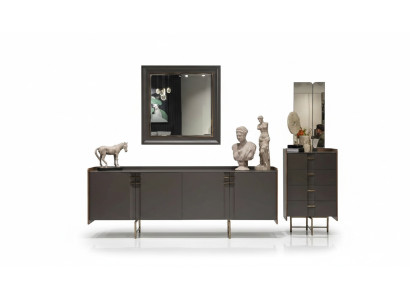 Buffet moderne Buffet Buffet avec miroir Armoire de base Meubles de luxe neufs