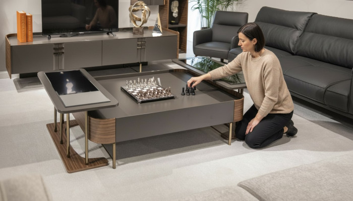 Table basse Table de salon Tables à café de luxe 2x Table d'appoint Table