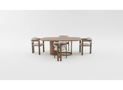 Ensemble de salle à manger de luxe 6x chaises table à manger ensemble suite fauteuils modernes neufs