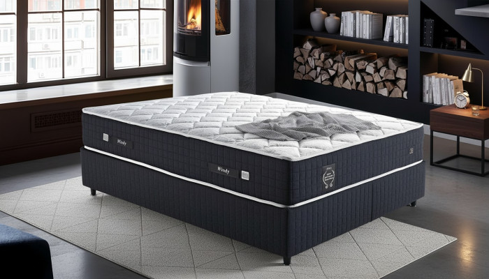Mousse Matelas exclusif en mousse moderne de luxe Orthopédique 45cm 200x200 nouveau
