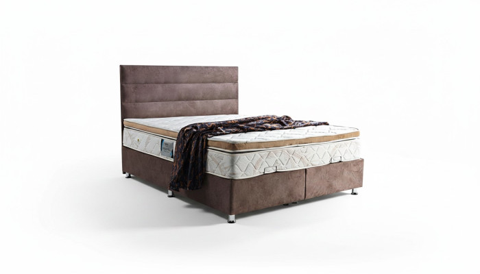 Design de lit Lits Lit de luxe Base de lit Rembourrage Mobilier de chambre Tissu 160x200