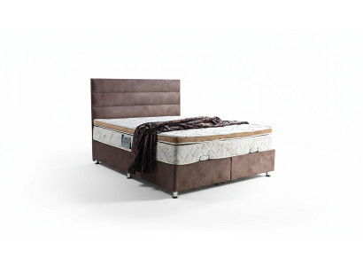 Design de lit Lits Lit de luxe Base de lit Rembourrage Mobilier de chambre Tissu 160x200