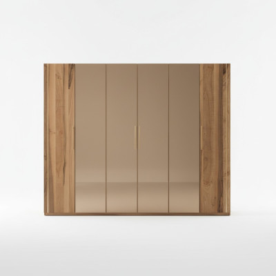 Armoires de garde-robe Conception de garde-robe Bois Chambre à coucher Mobilier moderne nouveau
