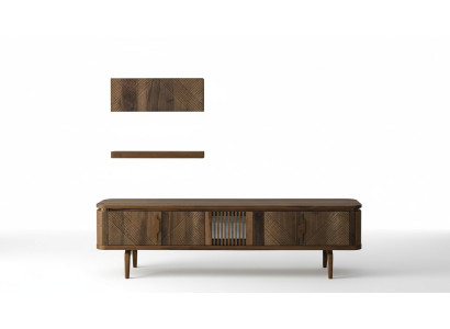 Meuble mural de luxe Salon Buffet TV Armoire Étagère Mur Armoire Nouveaux meubles