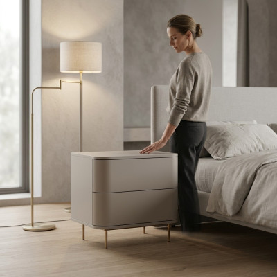Elégant Style de chambre Table de chevet Armoire Tables de che chevet Table d'appoint